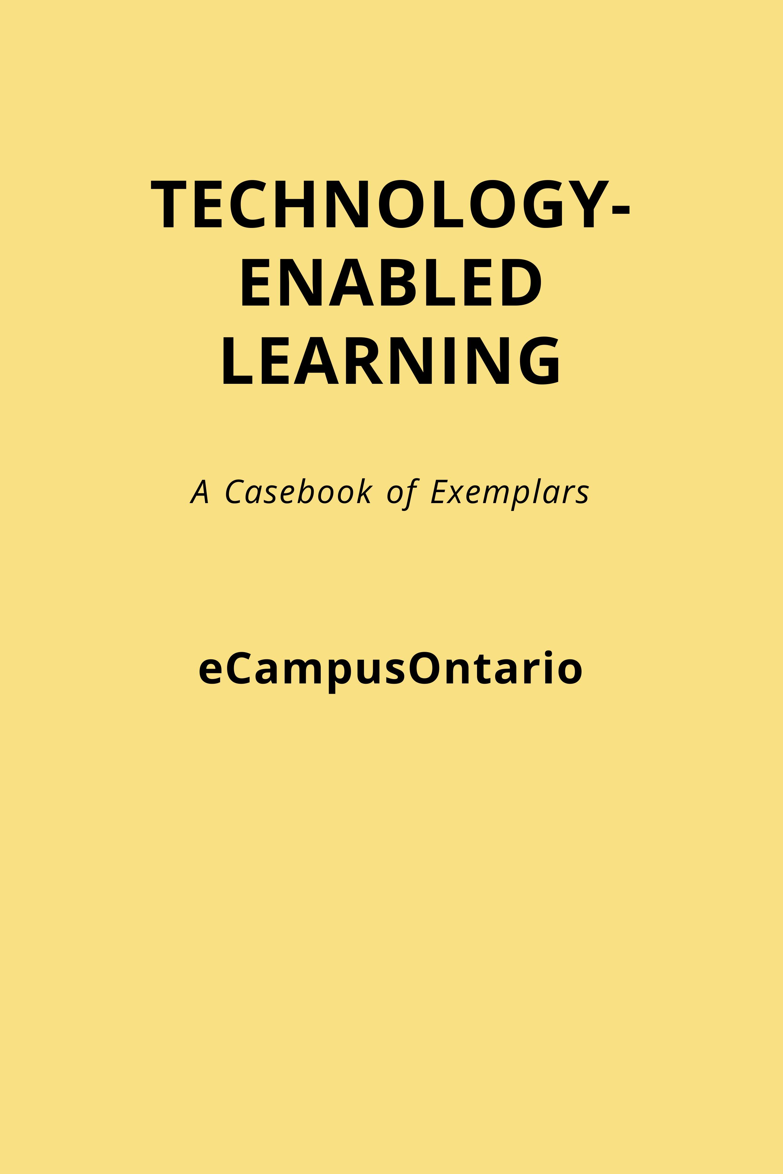 Cover image for Technology-Enabled Learning 