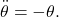 \ddot{\theta} = - \theta.