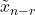 \tilde{x}_{n-r}