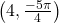 \left(4,\frac{-5\pi }{4}\right)