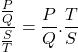 Rendered by QuickLaTeX.com \displaystyle{ \frac{\frac{P}{Q}}{\frac{S}{T}} = \frac{P}{Q} . \frac{T}{S}}