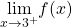 \underset{x\to 3^+}{\lim}f(x)