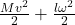 \frac{Mv^2}{2} + \frac{l\omega^2}{2}