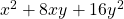 x^2+8xy+16y^2