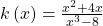 k\left(x\right)=\frac{{x}^{2}+4x}{{x}^{3}-8}