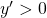 y^{\prime}></p>
<p><ol>
  <li>Determine the points on the graph where the tangent line is horizontal.</li>
  <li>Determine the intervals where 0