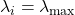 \lambda_i = \lambda_{\max}