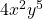 4x^2y^5