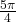 \frac{5\pi }{4}\,