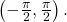 \,\left(-\frac{\pi }{2},\frac{\pi }{2}\right).