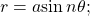 \,r=a\mathrm{sin}\,n\theta ;\,