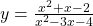 y=\frac{{x}^{2}+x-2}{{x}^{2}-3x-4}