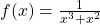 f(x)=\frac{1}{{x}^{3}+{x}^{2}}