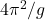 4\pi^2/g