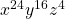 x^{24}y^{16}z^4