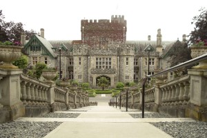 Photo of steps leading to a castle