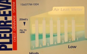 Air leak meter