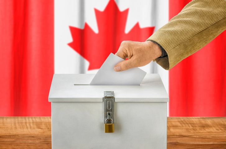 Elections in Canada Ballot Box