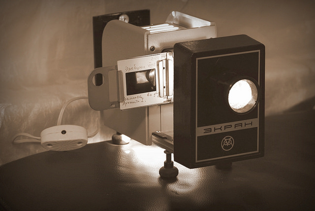 Image of a slide projector