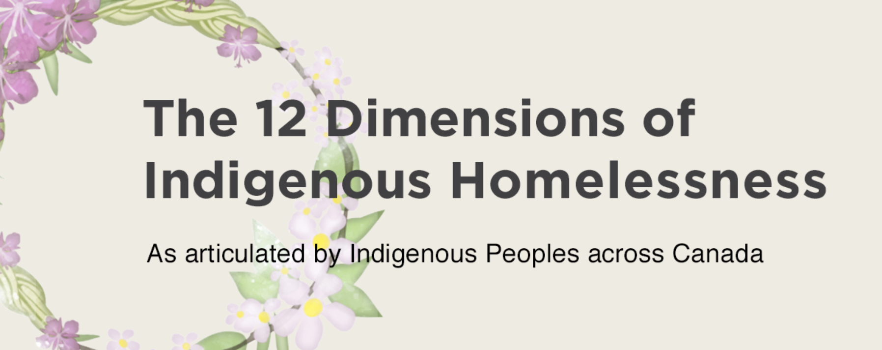 Percentage Of Indigenous Homelessness In Canada