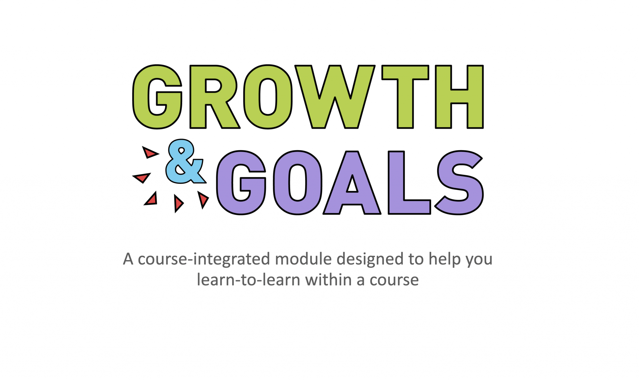 Growth Goals A Course integrated Module To Better Equip Students 