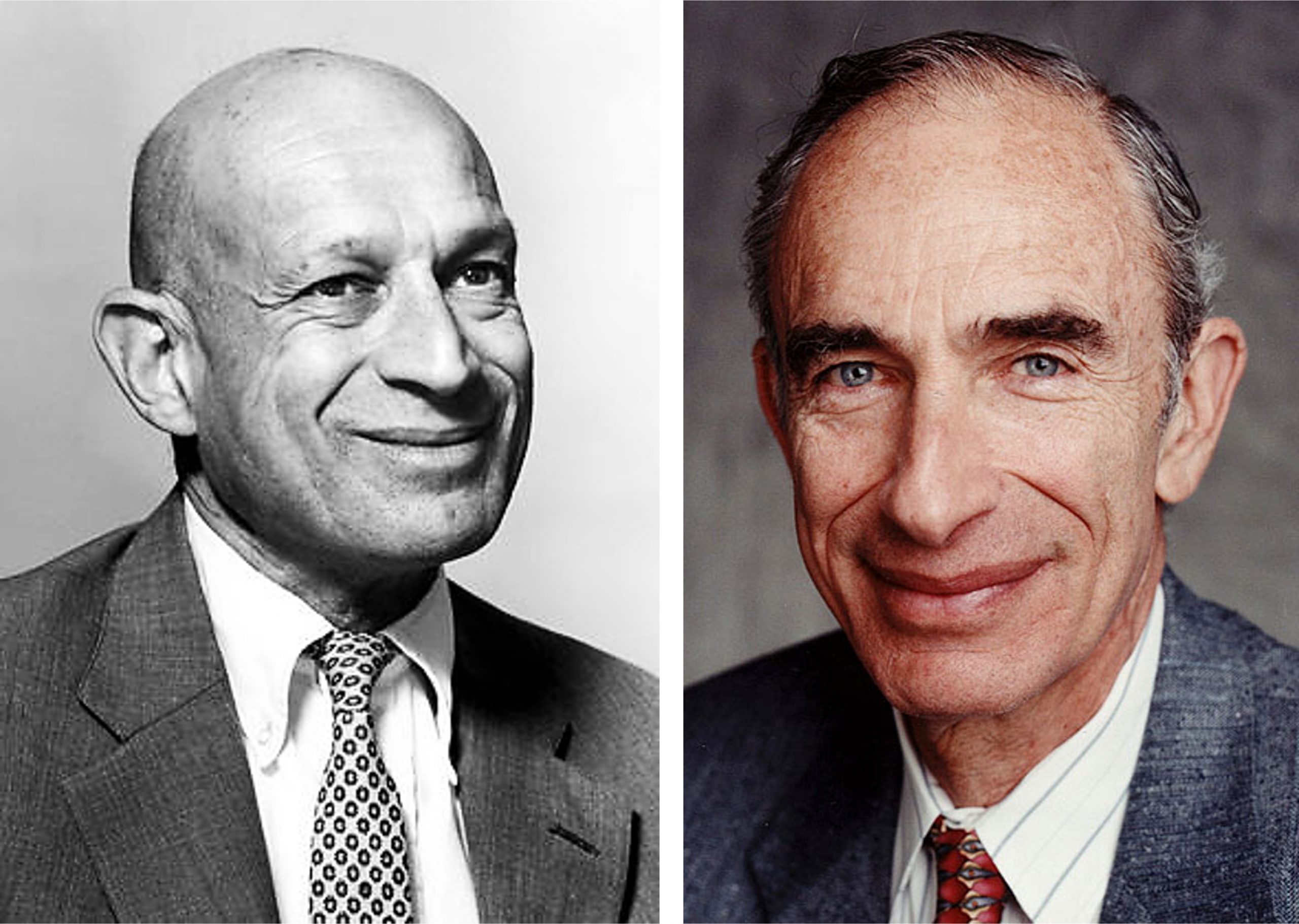 Left: Julian Simon (1932-1998), Photo courtesy University of Maryland. Source: https://economics.illinois.edu/spotlight/historical-faculty/simon-julian-l Right: Paul Ralph Ehrlich (1932-present), Credits to: Stanford University. https://news.stanford.edu/news/2009/august3/ehrlich-margalef-award-080709.html