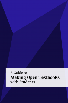 A Guide to Making Open Textbooks with Students book cover