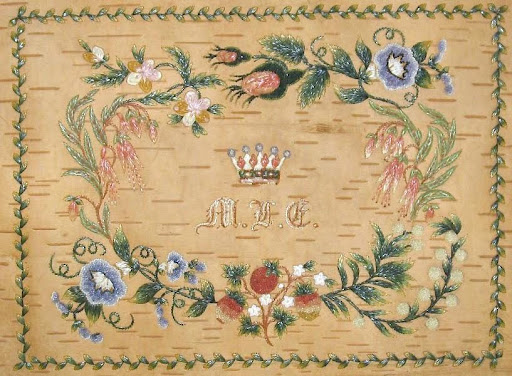detail of Lady Elgin’s tray