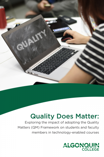 Cover image for Quality Does Matter