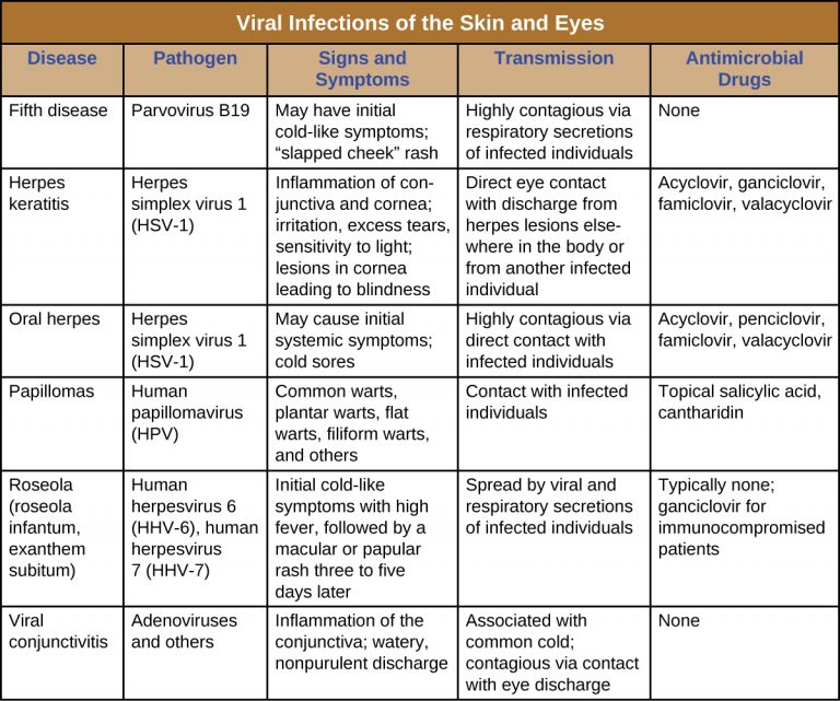 22.3 Viral Infections of the Skin and Eyes – Microbiology: Canadian Edition