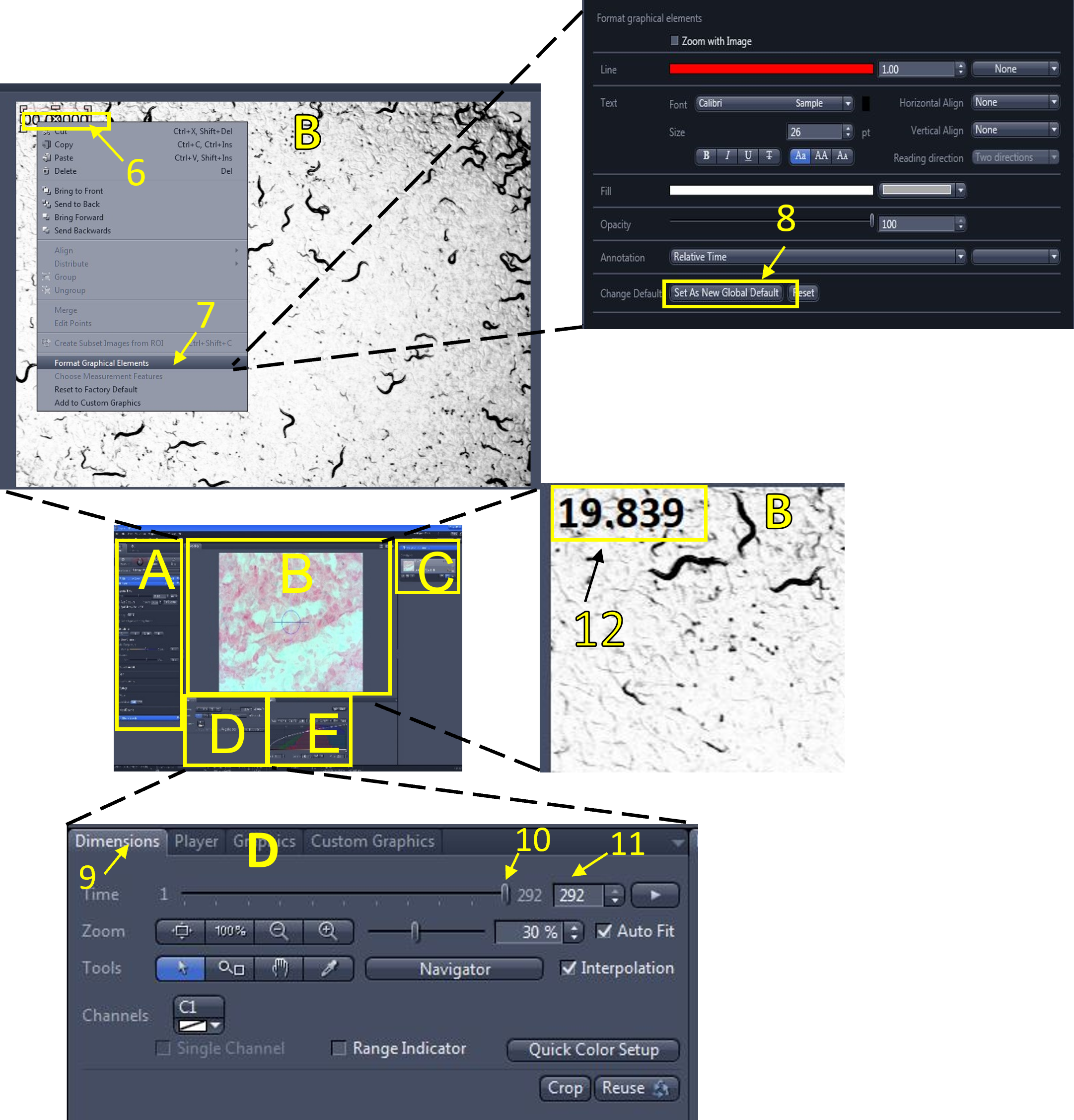 Image identifying how to calculate the frame rate.