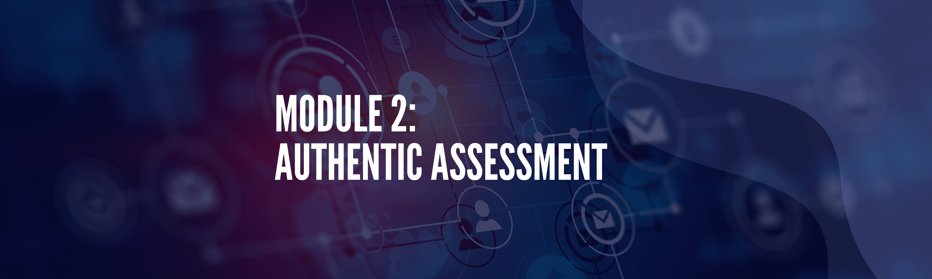 Module 2 - Authentic Assessment banner