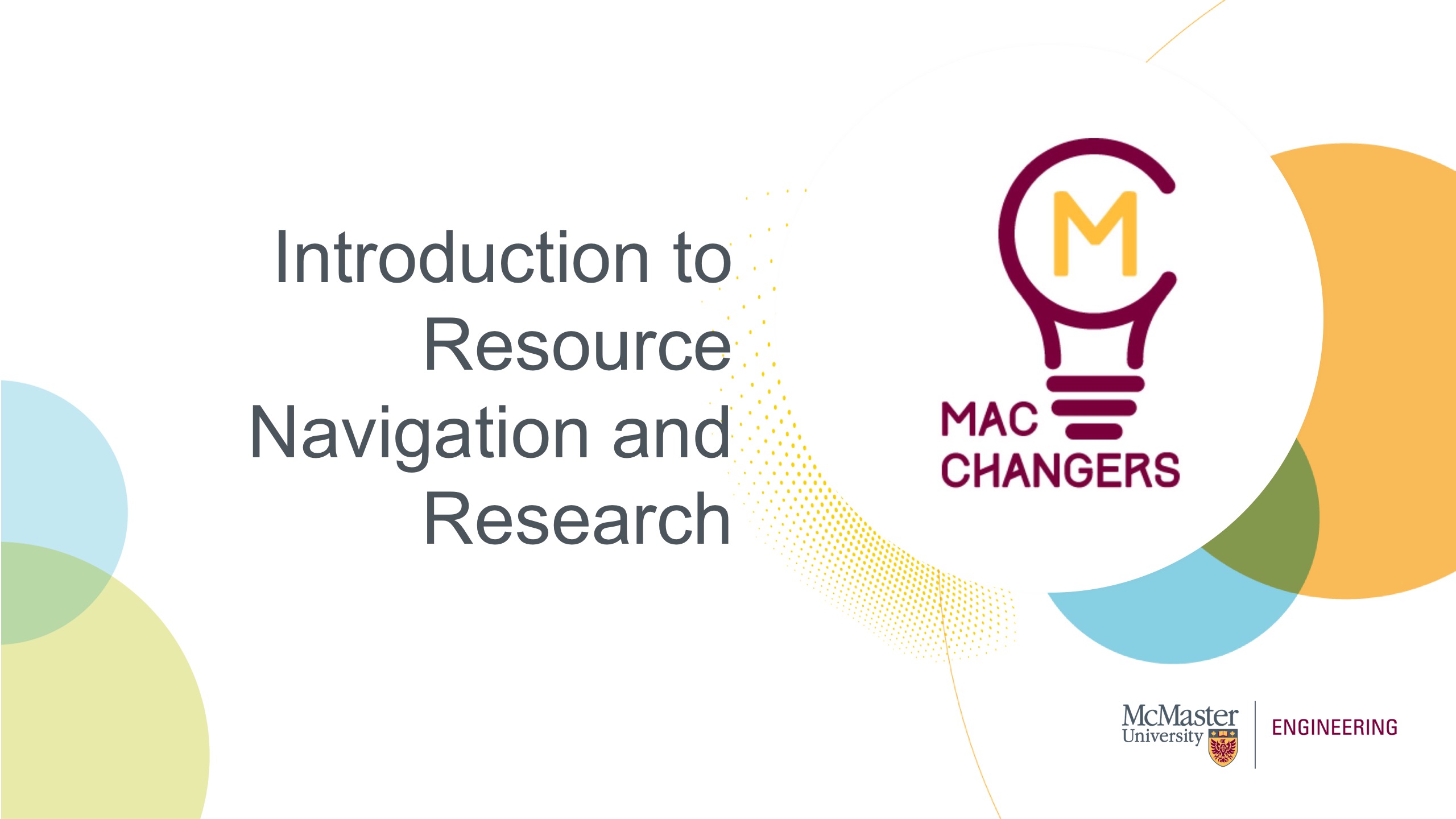 Title Slide: Introduction to Resource Navigation and Research