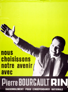 Pancarte pour Pierre Bourgault