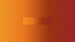 colour gradient of light orange, dark orange, and dark rust colour, blending together with one horizontal rectangle aligned in the middle with the same colour gradient applied