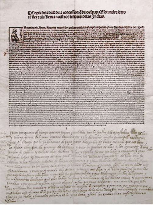 Papal decree of 1493