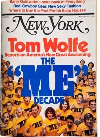 The cover of the New York article by Tom Wolfe