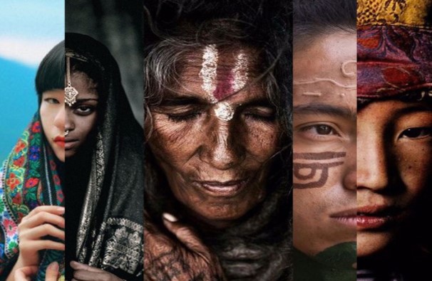 faces from many different cultures