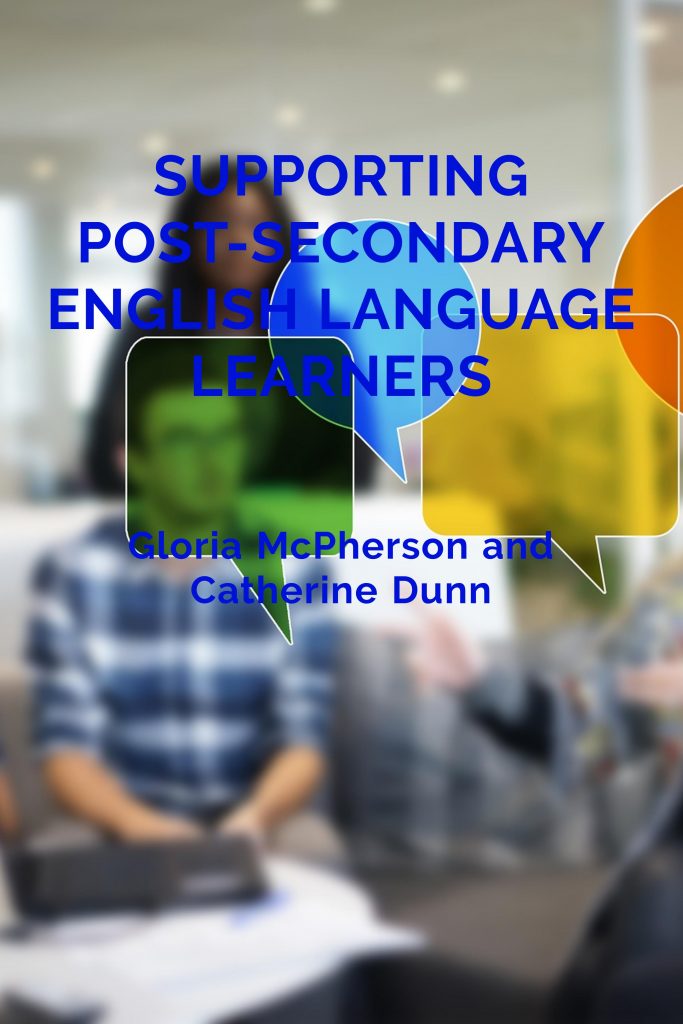 Supporting PostSecondary English Language Learners Simple Book