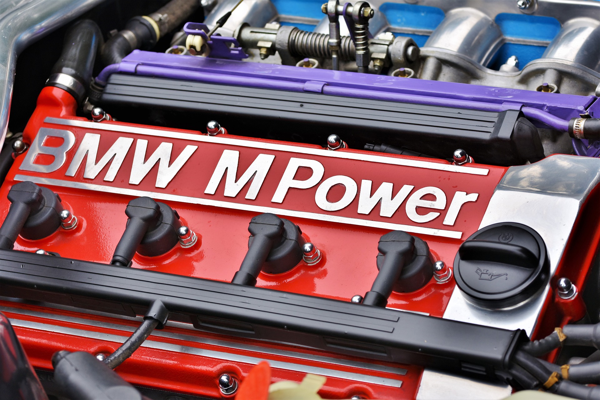 BMW M Power sports car engine