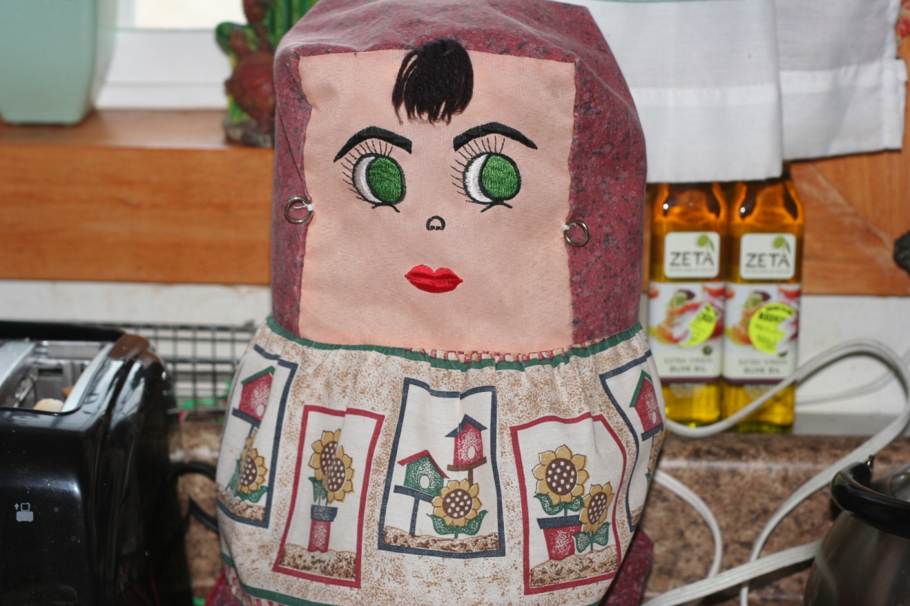 a sewn kitchen decoration