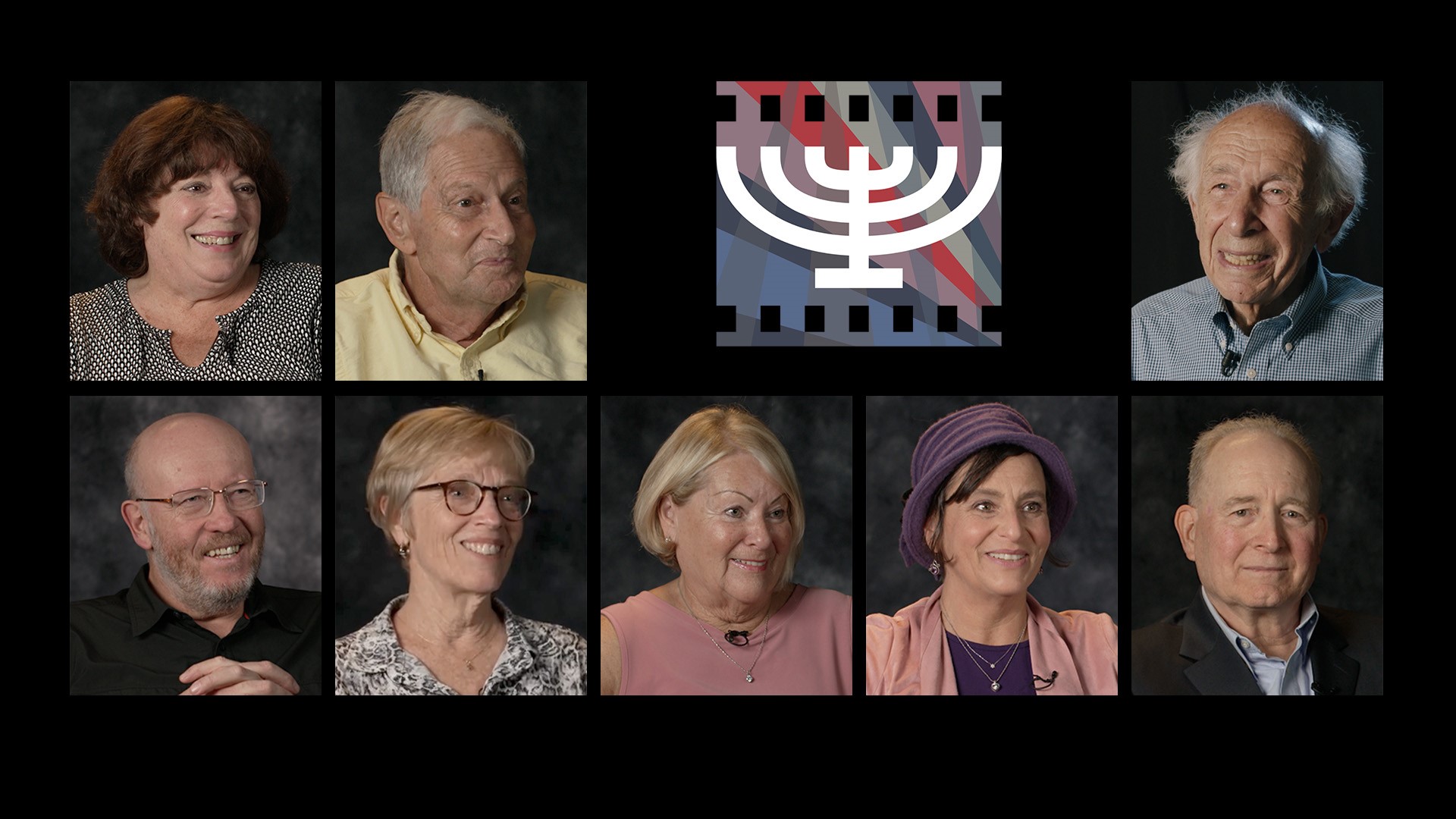 Portrait of the eight individuals interviewed for Hear Our Voices.