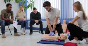 image of a CPR course