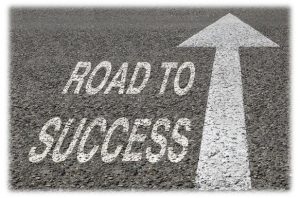Road to success image