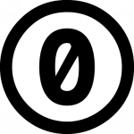 A zero inside a circle