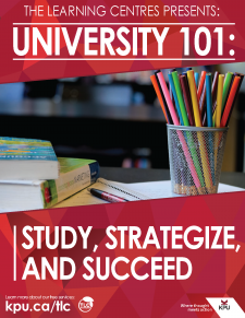 University 101: Study, Strategize and Succeed book cover