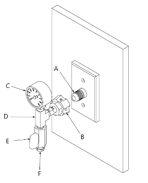 Figure 1 Typical terminal unit test assembly