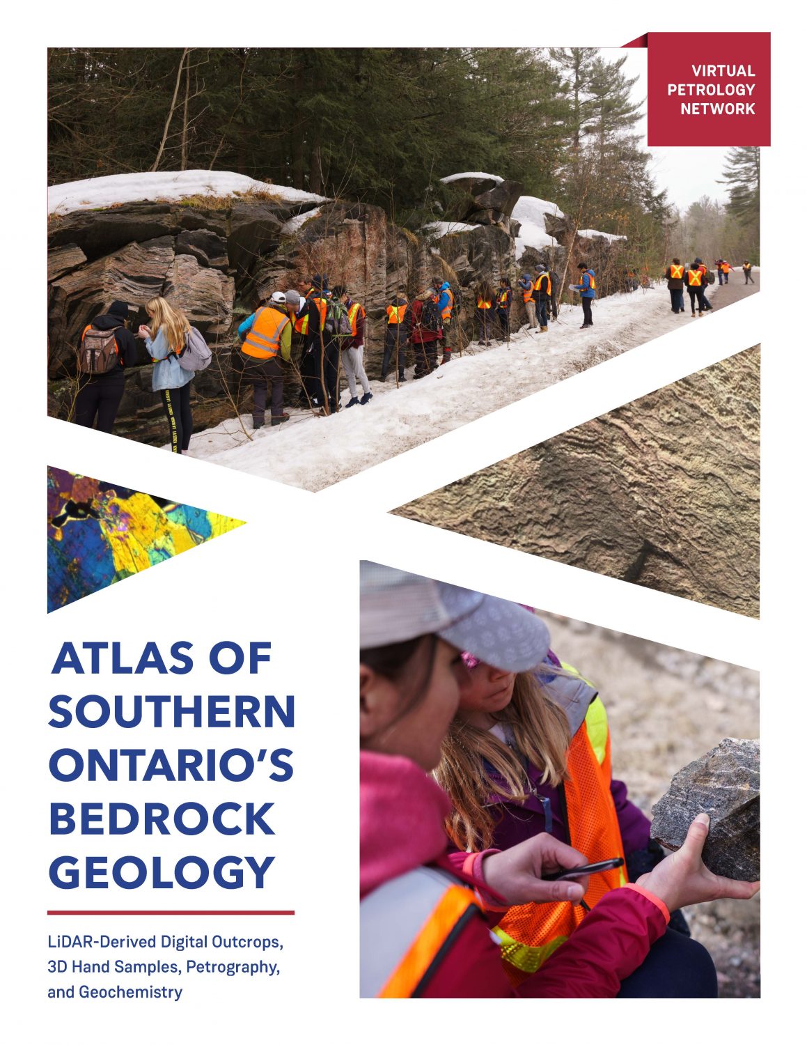 Cover image for Atlas of the Central Metasedimentary Belt Bedrock Geology in Southern Ontario: LiDAR-Derived Digital Outcrops, 3D Hand Samples, Petrography, and Geochemistry