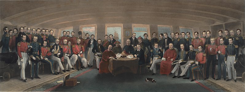 Introduction Unequal Treaties A Few Words That Changed The World   800px The Signing Of The Treaty Of Nanking 