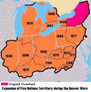 Expansion of Five Nations Territory during the Beaver Wars